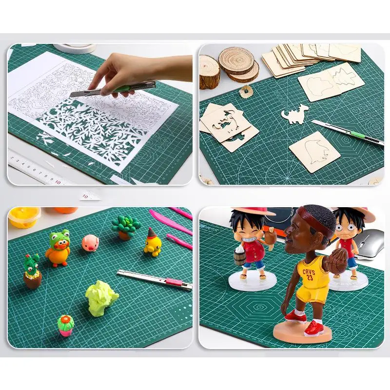 PVC 커팅 매트 보드, 내구성 있는 자가 치유, DIY 바느질, 학생 아트지 커팅, 조각 컷 패드, 가죽 공예 도구, A2, A3, A4, A5