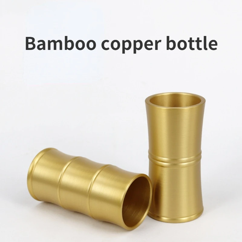 

copper incense bottle incense ware crafts bamboo vase incense bottle brass storage bottle ceremony tea ornaments