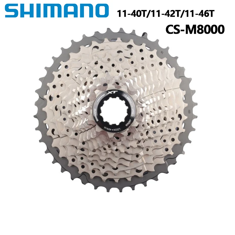 Shimano Deore Xt Cs-M8000 Cassetta 11 S Mtb Bici Bicicletta Ruota Libera M8000 Cassetta Mountain Bike 11 Velocità 11-40T 11-42T 11-46T