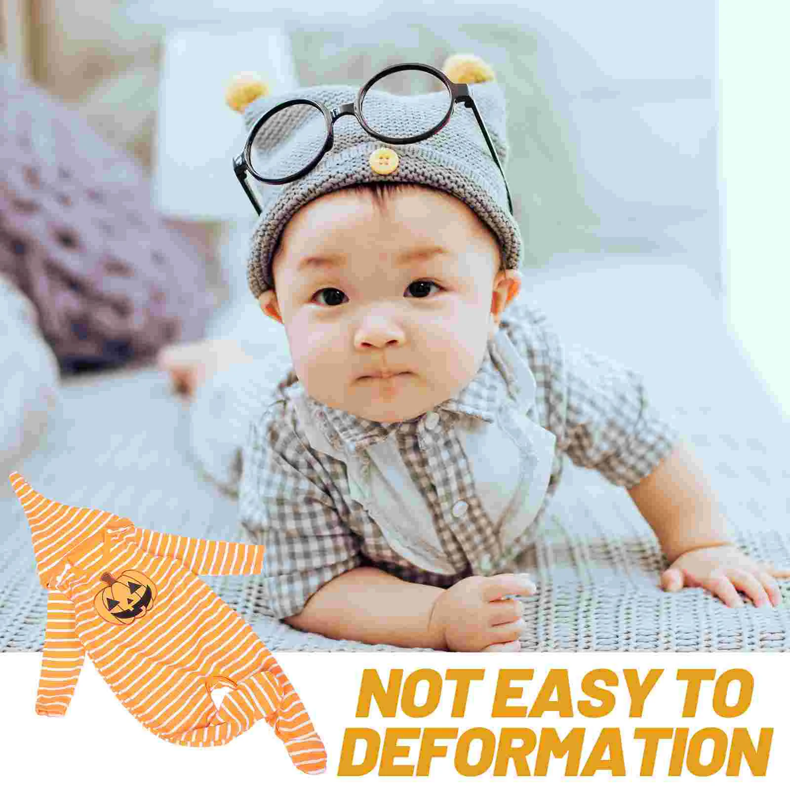 

Newborn Costumes 0-3 Months Halloween Baby Jumpsuit Girl Toddler Romper Pumpkin Hat Caps