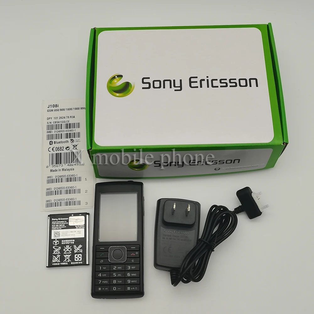 Оригинальный телефон Sony Ericsson J108i, разблокированный, Восстановленный  телефон, GSM, хорошее качество, бесплатная доставка, гарантия 1 год