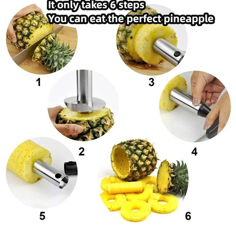 Pineapple Slicer Peeler 1pcs Stainless Steel Fruit Tools Kitchen Accessories
