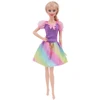 Clothes for Barbies ElfQueen Beautiful Dress Colorful Butterfly Wings 11.8 inch 28 Cm Babies Doll Clothes Fairy Tale Characters 6