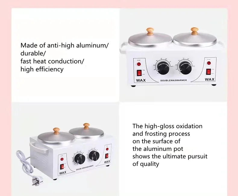 Waxing Melting Depilatory Dipping Pot 1000cc 200w 110-220v for Hair Removal Salon and Home Use Beauty Equipment Manufacture