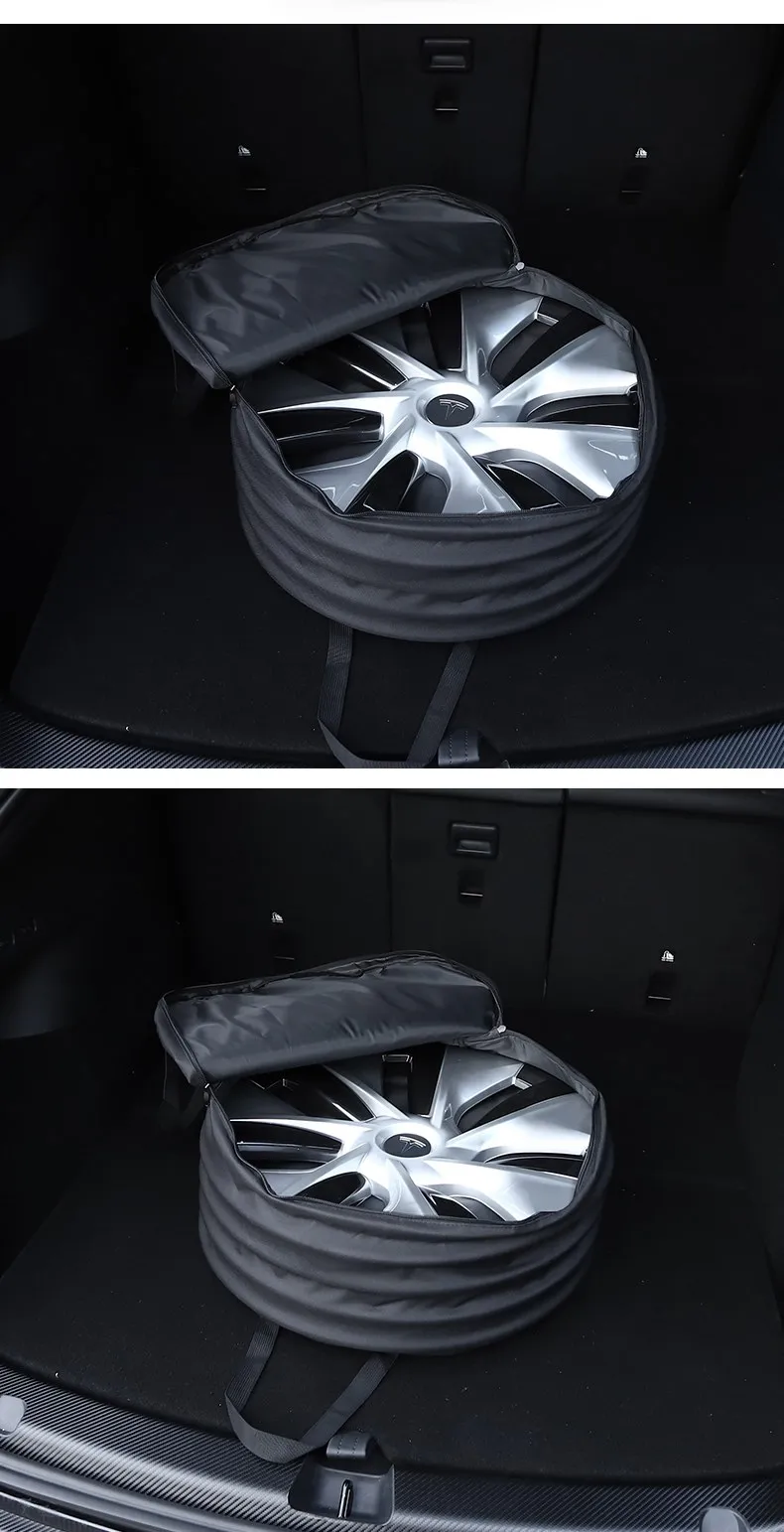 For Tesla Hubcaps bag Oxford Wheel Cover Storage Bag Model3 Aero 18