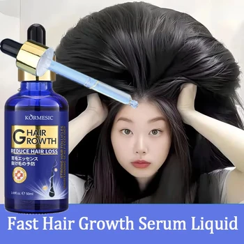 Siero per la crescita dei capelli Anti perdita Ricrescita Olio per la crescita dei capelli Prevenire la calvizie Ripara i danni Massaggio del cuoio capelluto Idratante Nutrire la cura dei capelli