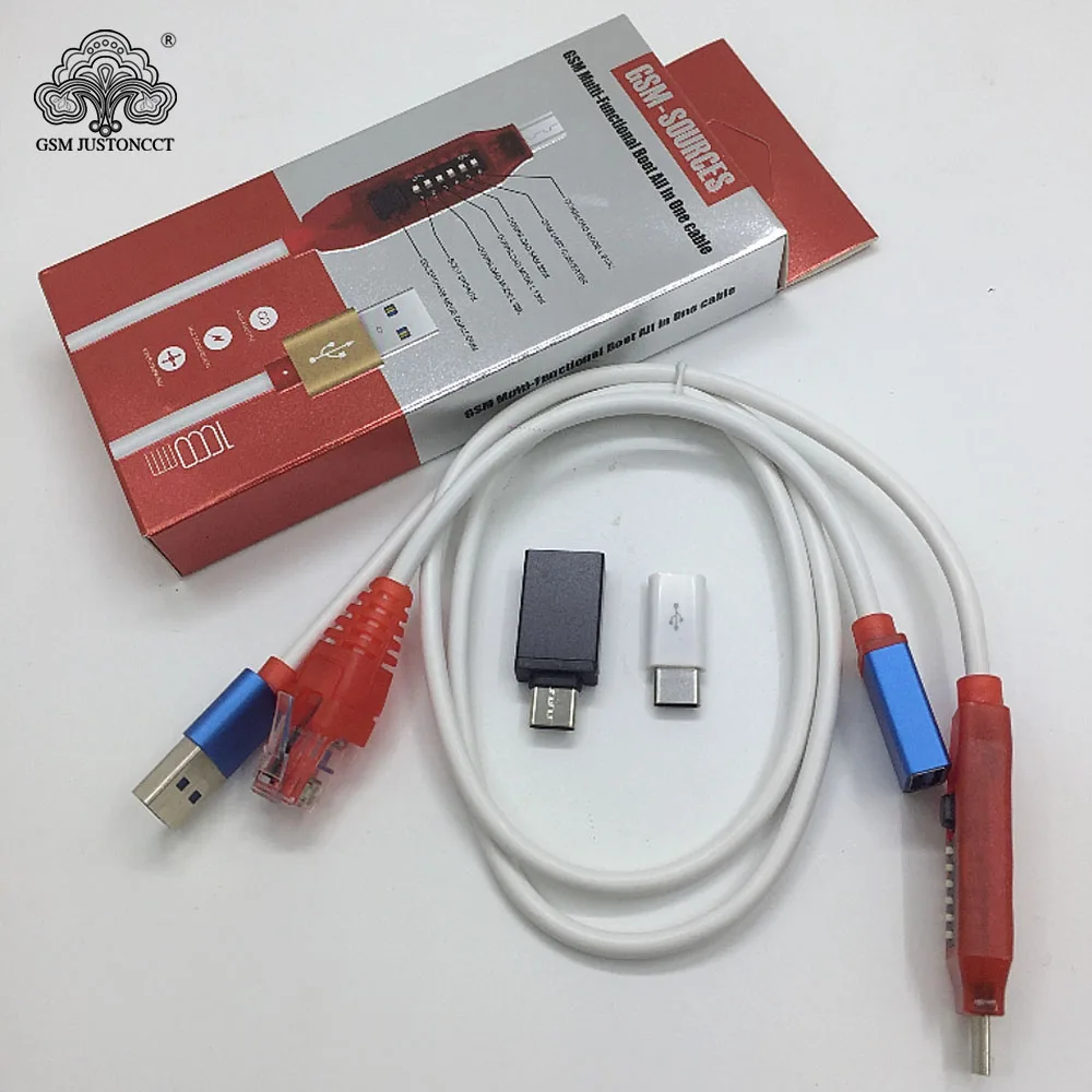 마이크로 USB 다기능 부트 올인원 케이블, Qualcomm EDL/DFC/9008 모드 지원, 고속 충전 MTK/SPD 박스, 옥토퍼스 박스, RJ45