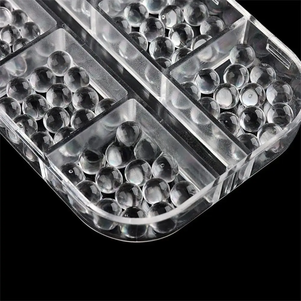 Transparent Round Bead Nail Accessories Bubble Bead Three-Dimensional Nail Decoration Nail Bead Charms Professional Use