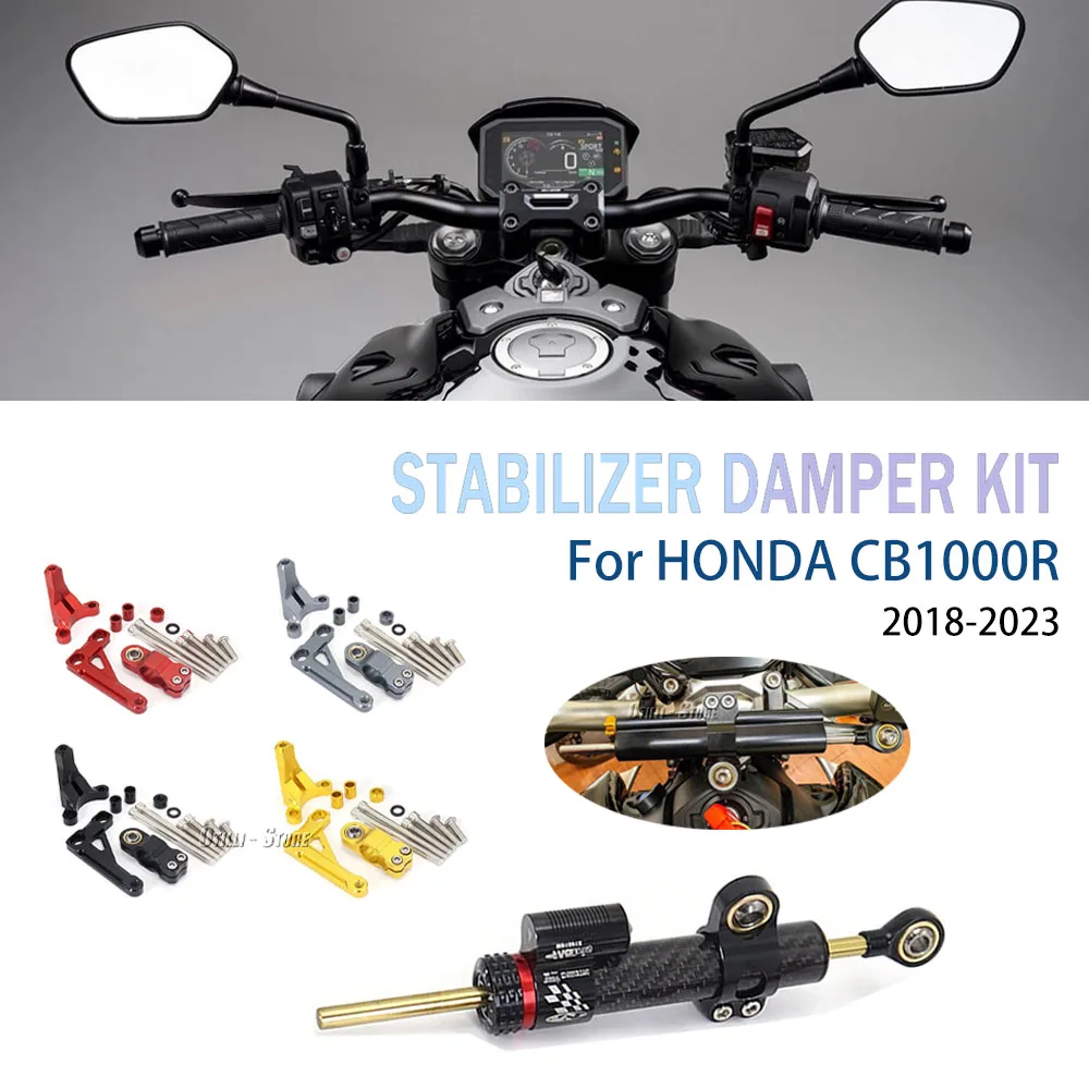 

For HONDA CB 1000 R CB1000R cb1000r 2018 2019 2020 2021 2022 2023 Motorcycle Steering Stabilizer Damper Mounting Bracket Kit