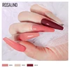 ROSALIND Manicure Set Nail Gel Kit For Nails Semi Permanent Hybrid Varnish Base Top Coat Nail Polish Set With Good Pack 6