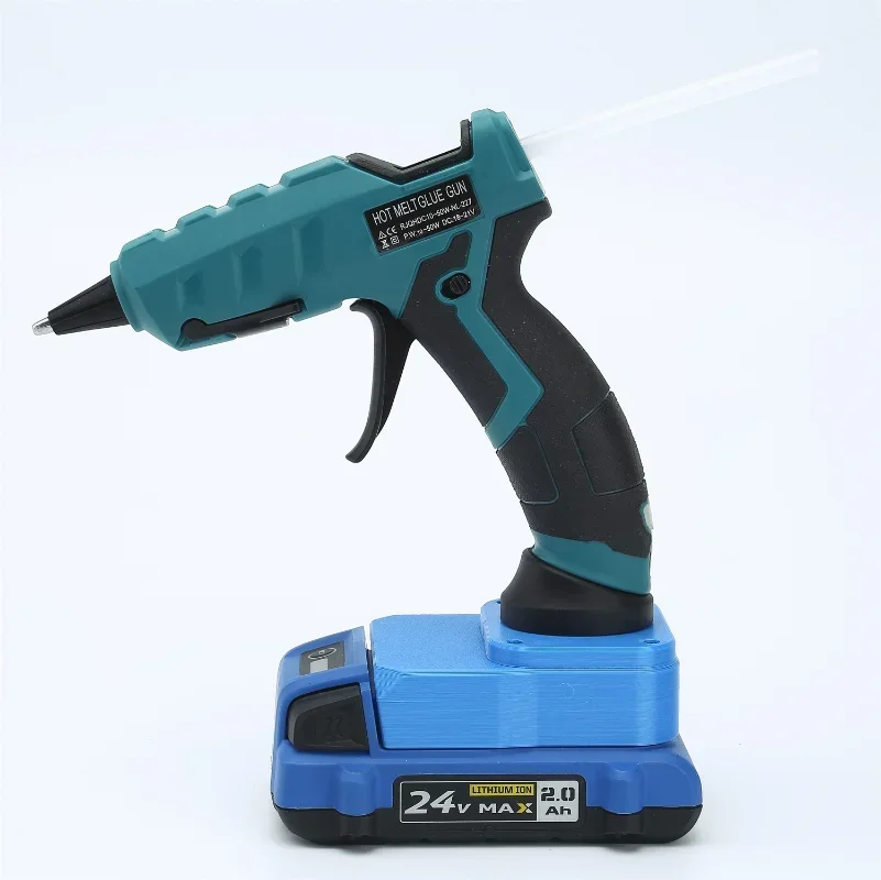 

Cordless Hot Glue Gun Kit For Kobalt 24V Max Battery W/ 20Pcs 7mm Glue Sticks Arts&DIY Electric Heat Repair Tool（NO Battery )
