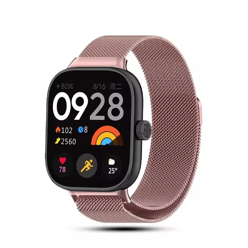 Milanese Magnetic Loop Metal Strap with TPU Case and Screen Protector