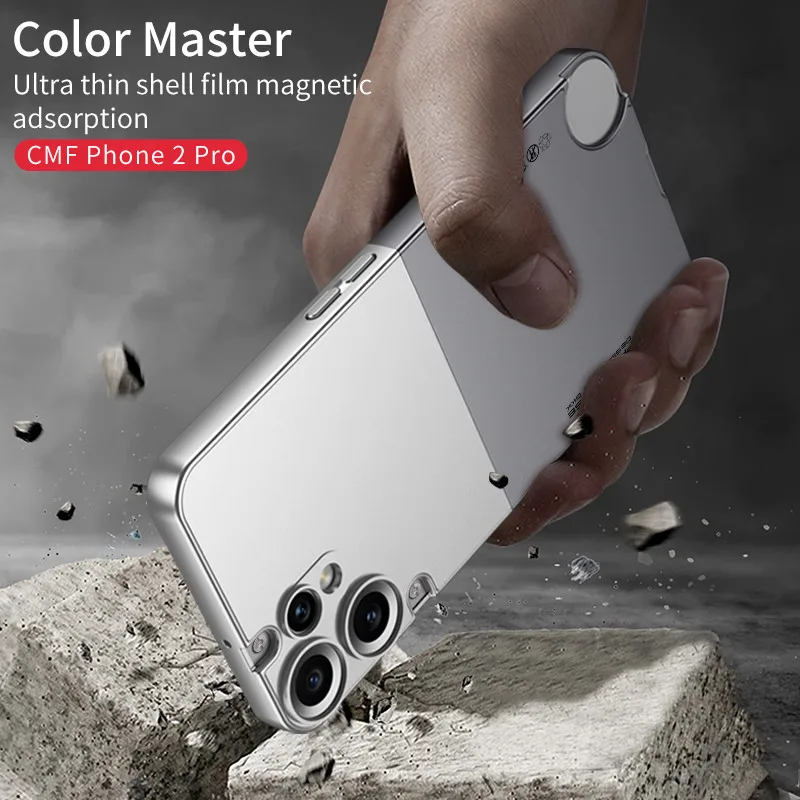 Sleek Ultra-Thin Detachable Hard Case with Lens Protection