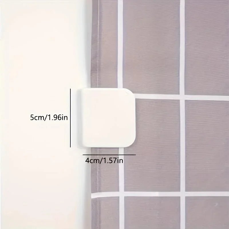 Shower Curtain Fixed Clip Windproof Stop Protect Clips Shower Curtain Fixing Tool Bathroom Accessories