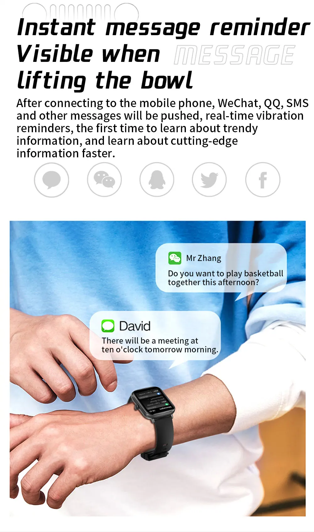 LIGE New Smart Watch Men Women Full Touch Bracelet Fitness Tracker Sport Watches Blood Pressure Smart Clock Smartwatches Ladies
