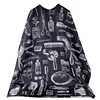 Best Selling 2026 products Pattern Cutting Hair Waterproof Cloth Salon Barber Cape Hairdressing Hairdresser Apron Haircut capes