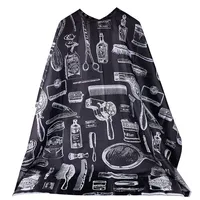 Best Selling 2026 products Pattern Cutting Hair Waterproof Cloth Salon Barber Cape Hairdressing Hairdresser Apron Haircut capes