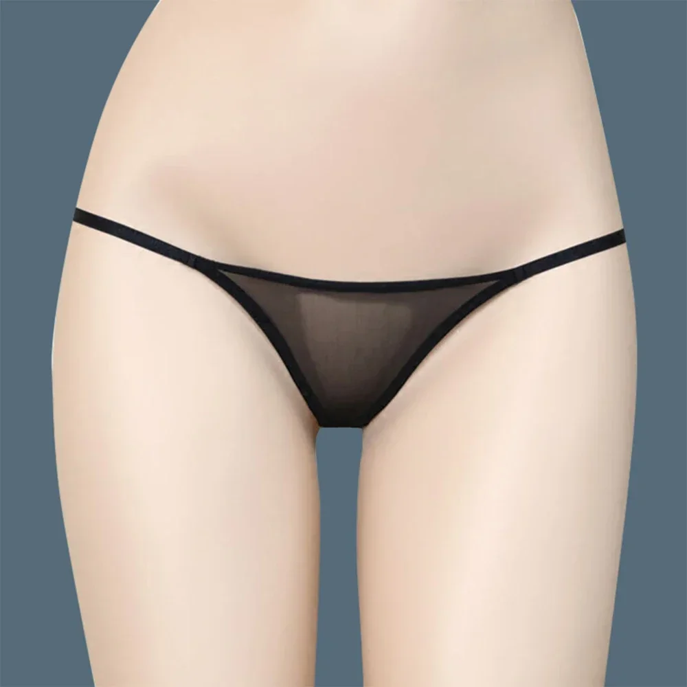 Women Brief Mesh Sheer Women's Panties – Ultra thin Briefs G String Knickers in Black/White Perfect for Every Occasion
