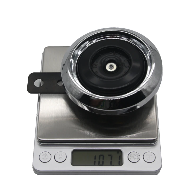 Motorcycle Electric Horn LVEE CB125 series 12v motorcycle horn Universal Waterproof Electric Horn 12V 105db Motorcycle Motor Scooter Loud Sound silver