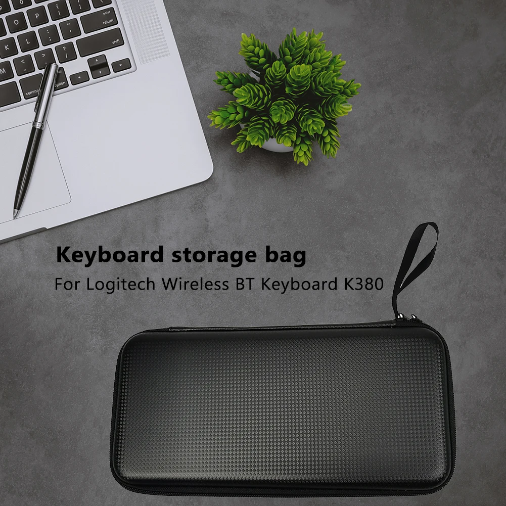 Waterproof Keyboard Storage Bag Shock Proof Hard EVA Keyboard Protection Bag Dust Proof Keyboard Carrying Case for Logitech K380