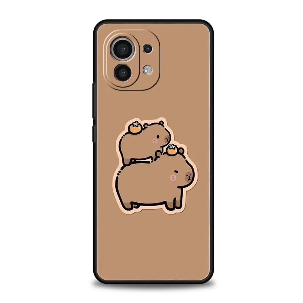 Capybara Couple Cartoon Soft Phone Case Cover