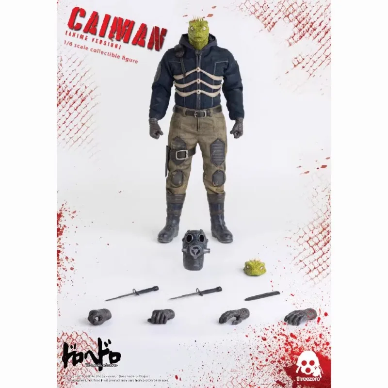

Goods in Stock Original Threezero FigZero 3A Caiman Dorohedoro4 3Z0140 1/6 Authentic Odel Animation Character Action Toy