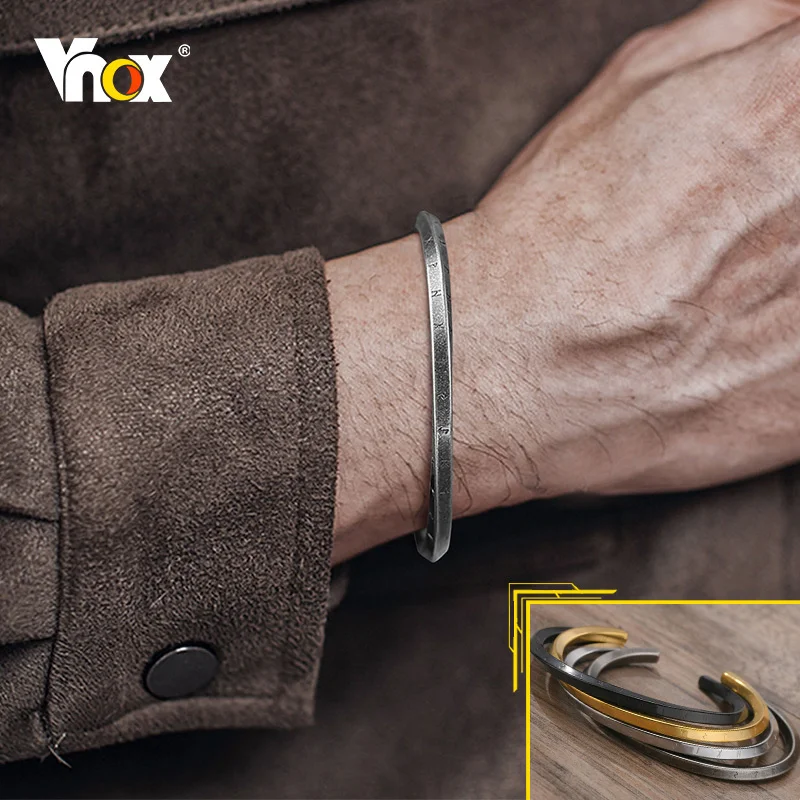 Stainless Steel Bracelet for Men Vintage Nordic