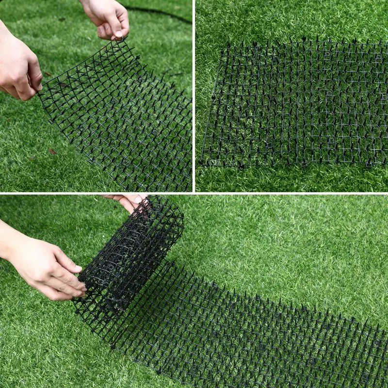 Cat Scat Mat Gardening Cat Scat Mat Repellent Anti-Cat Prickle Strips Spikes Straps Deterrent Keep Cat Dog Away Digging Pet Supplies