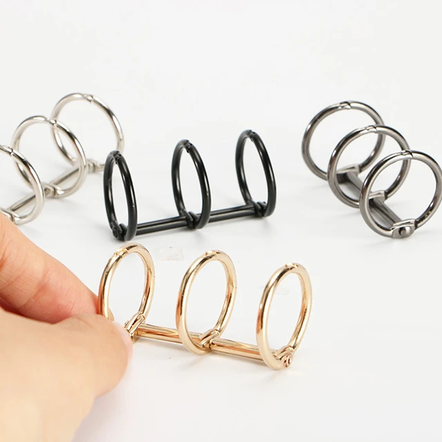 100 PCS Binder Rings, NEWEST Loose Leaf Binder Rings 1/2 Inch Small Binder  Ring for Index Cards Book Binding Rings Plastic Key Rings for Scrapbook,  School Notebooks, Office Documents, Home Photo Album 