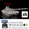 Toys HENG LONG 1/16 7.0 Plastic Russia T90 RTR RC Tank 3938 360° FPV Camera Steel Gearbox BB Unit Smoking Speaeker TH17861-SMT4 1