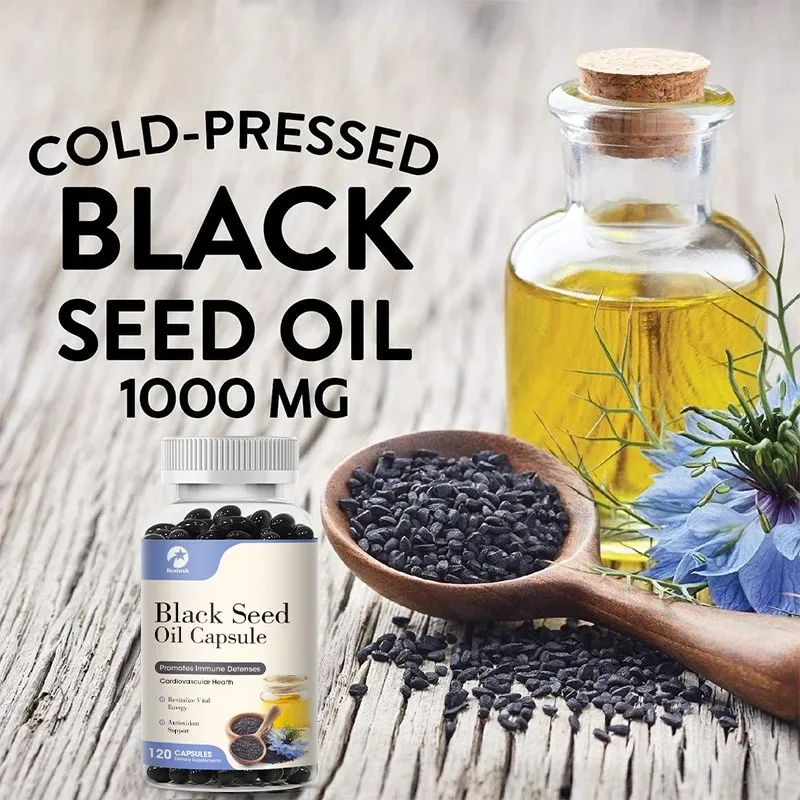 Black seed oil capsules premium black seed oil 120 capsules support overall health immune system