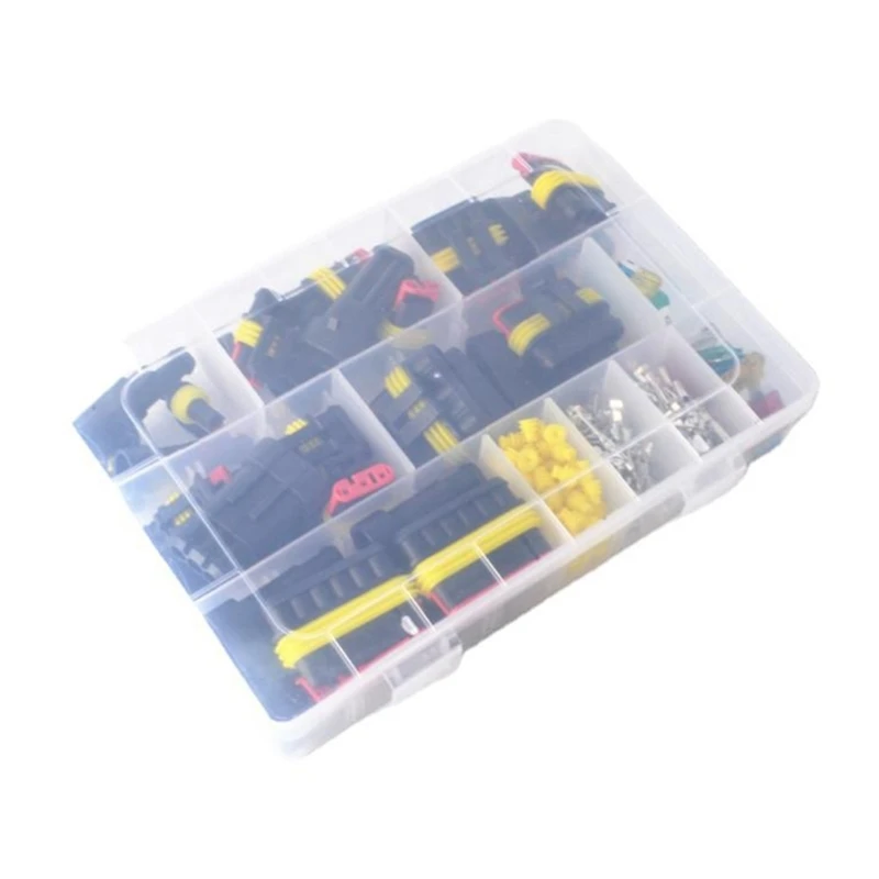 

240 шт., скрытый водонепроницаемый разъем, 1-6 контактов, автомобильные разъемы для электрических проводов