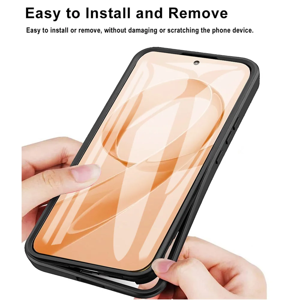 360 Custodia protettiva per tutto il corpo per POCO F8 Pro Cover Protettore per schermo incorporato Paraurti morbido Doppio lato Mi POCO F8 Ultra Custodia per telefono - immagine 6