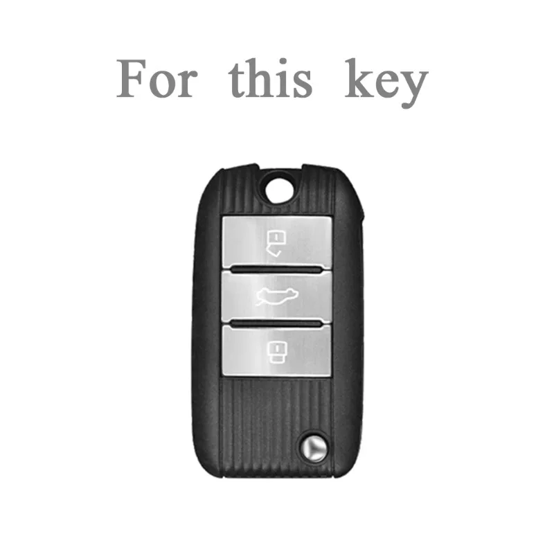 Premium TPU Car Key Cover Protector with Holder Case