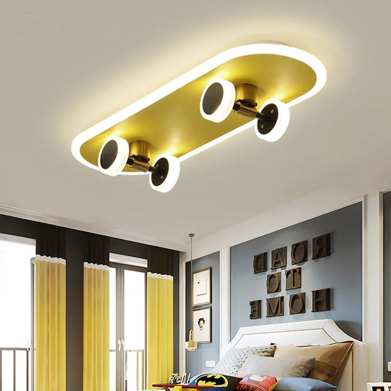 

Scooter Design Decorative Led Ceiling Lamps Creative Chandelier for Children'S Room Warm Princess Cartoon Bedroom Light Fixture