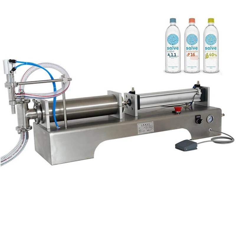 

High Accuracy Viscous Liquid Filling Machine Semi Automatic One Head Beverage Milk Olive Small Soft Drink Oil Liquid Filler