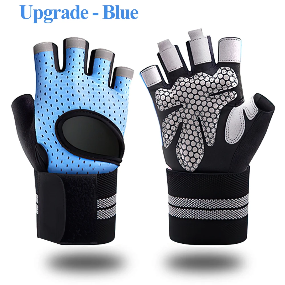 JIEYUMAO Workout Gloves, 2 Pairs Weight Lifting Gloves, 2 Colors