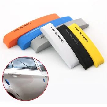 4 pezzi di protezione per portiera per auto, striscia di protezione antigraffio, adesivi per paraurti in gomma per auto, protezione per bordi della portiera automatica, decorazione per auto