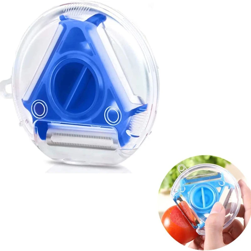 

Овощечистка 3 в 1 из нержавеющей стали, Овощечистка для фруктов и овощей с 3 острыми лезвиями, кухонные приспособления