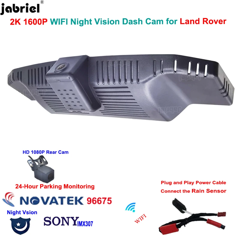 2K 1600P Dashcam Car Dvr Camera Wifi Registratore Di Guida Per Land Rover Defender 90 2019 2020 2021 2022 Per Land Rover Defender 110