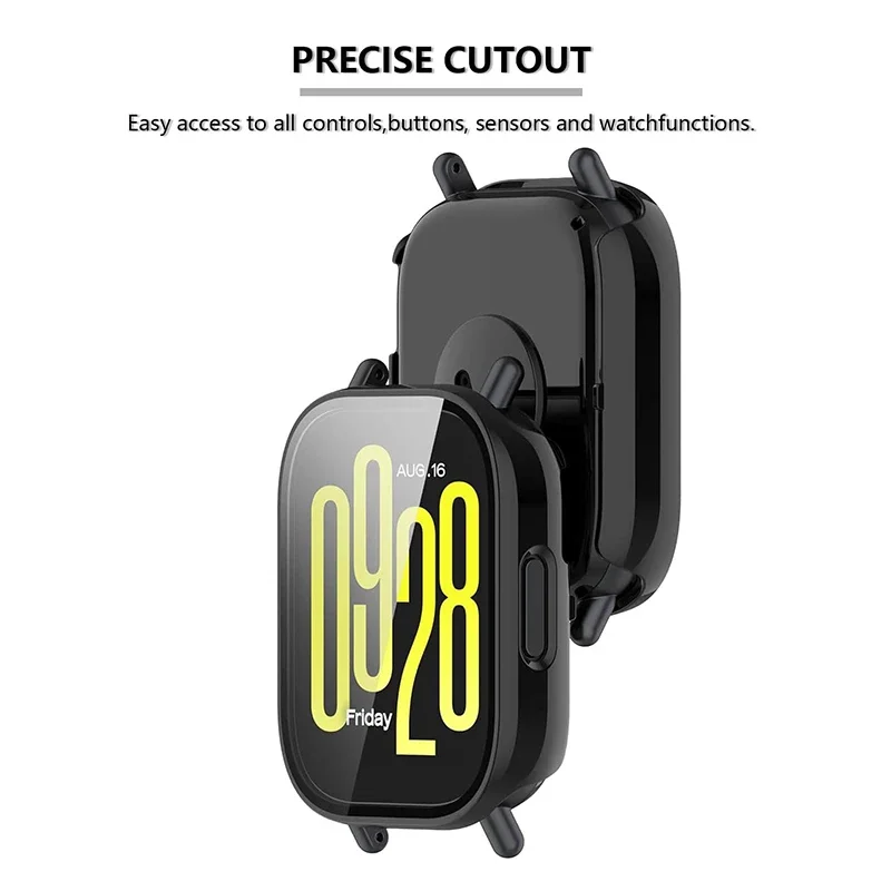 Silicone Strap with PC Case for Smartwatch - Enhanced Protection and Style