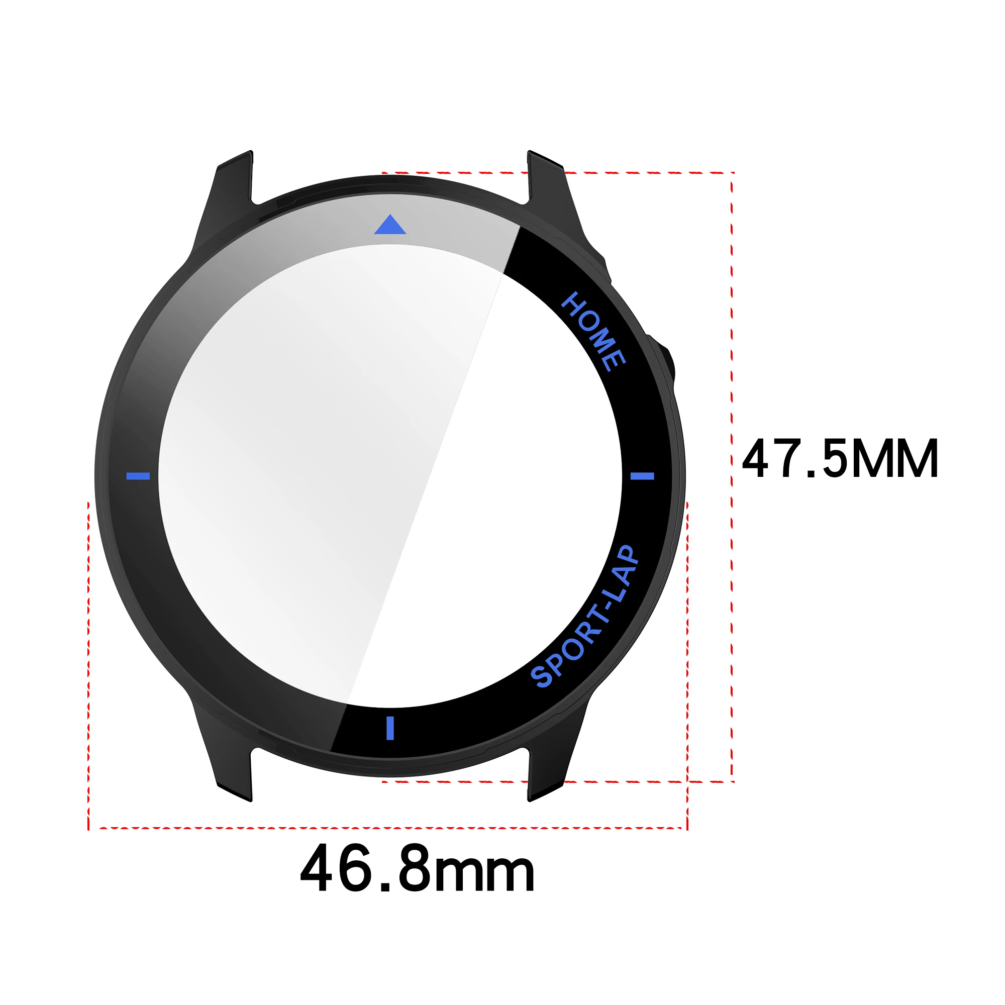 Huawei Watch GT Runner 2 Protective Case with Tempered Glass Screen Cover