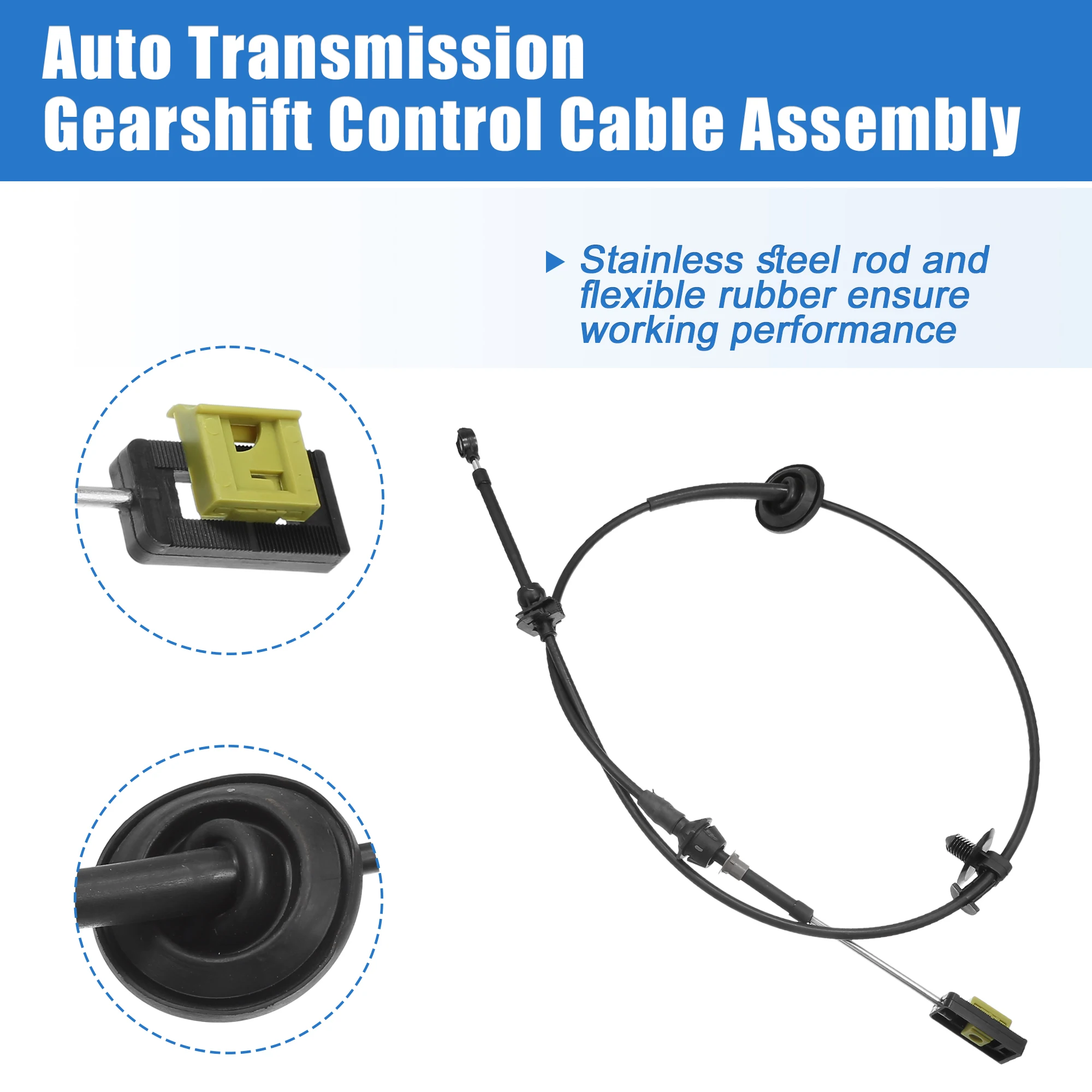 Auto Gear Shift Cable Transmission Shifter Cable X Autohaux For Ford Explorer 2002-2005 For Mercury Mountaineer 2002-2005