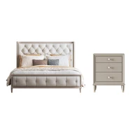 Ensemble de chambre à coucher Princesse Européenne, mobilier moderne de luxe pour chambre de fille, lit Queen Size, meubles de chambre à coucher 6