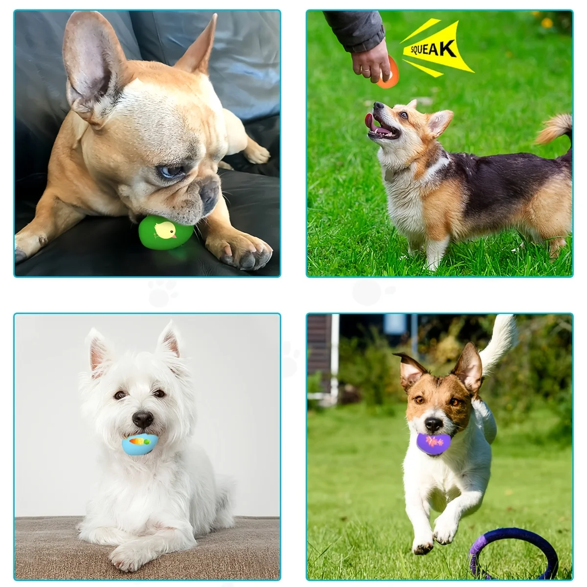SCGK 10PCS Easter Limited Edition Cute Pet Dog Toys, Easter Egg Pet Dog Sound Toys, Interactive Toys for Small and Medium Dogs. 3