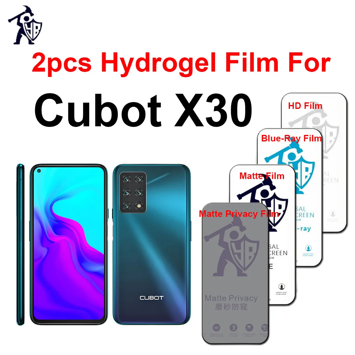 

Оригинальная HD-пленка для Cubot X30, 2 шт., защита экрана, матовая защитная пленка для конфиденциальности, не стекло