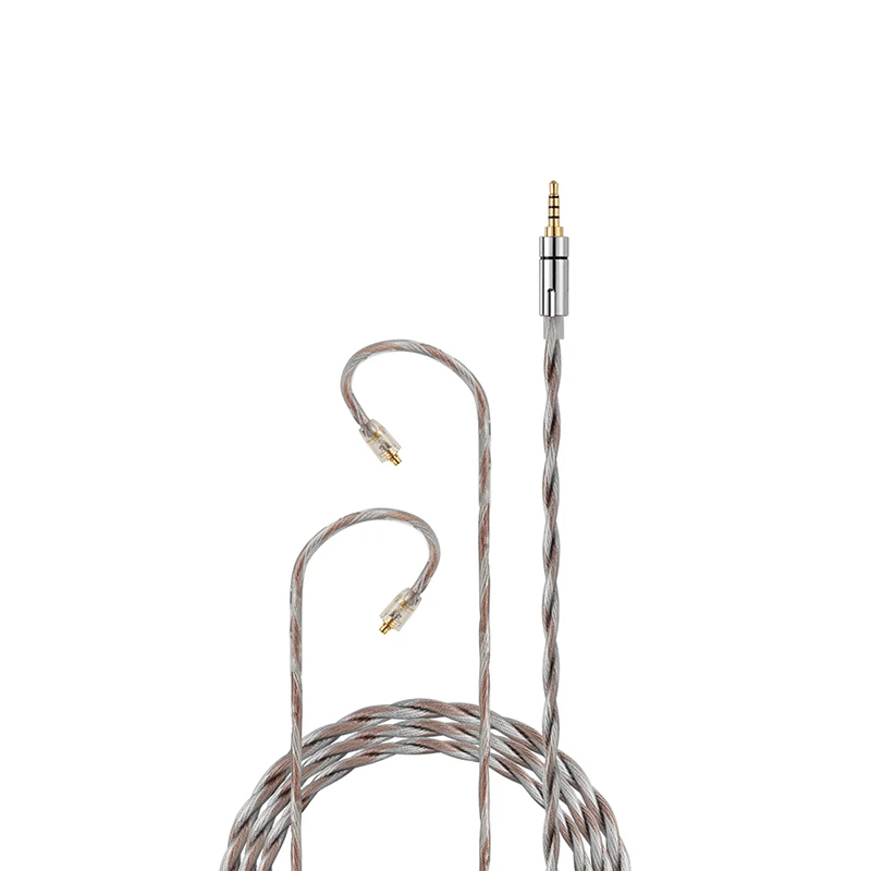 JCALLY JC20 Blod Spiral Foil 364 Cores Silver Plated Cable With