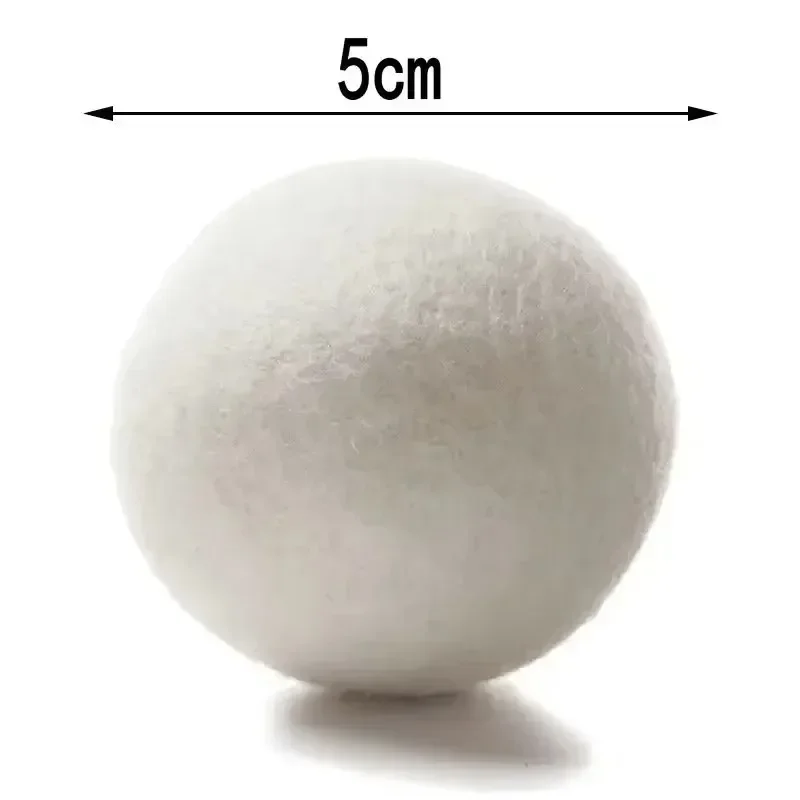 Laundry Ball Wool Dryer Balls Reusable Natural Fabric Softener Laundry Washing Machine Accessories Home Washing Fleece Dryer Balls Clothes