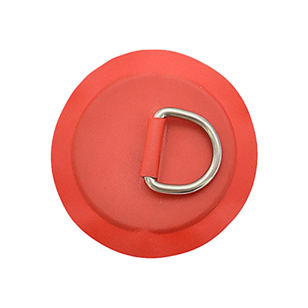 D-ring Spacer 8*8*0.2cm D Ring Patch Rubber Boat Fishing Boat Paddle Board PVC D Type Gasket Kayaking Accessories 1 Piece