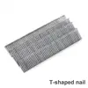 1000pcs Stainless Steel  Electric Pneumatic Nail Gun Straight Nail U Nail fit for Electric Straight Nail Gun Staples Pneumatic 4